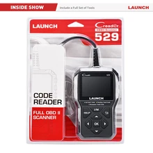 LAUNCH CR529 OBD2 Scanner Automotive Diagnostic Tool OBDII Code Reader Fault Code Reader OBD Scanner Creader 529