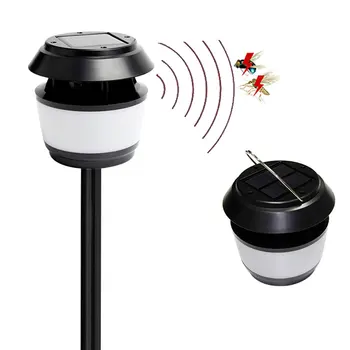 

Mosquito Killer Lamps Solar Garden Lawn Light Waterproof LED Ultrasonic Mosquito Repellent Light Portable Hanging Lantern