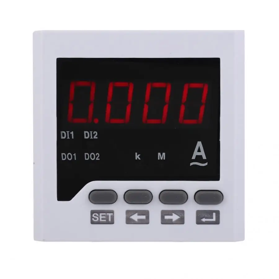 220VAC DDM-AA72 одиночный фазный ток метр светодиодный дисплей высокая точность измеритель тока