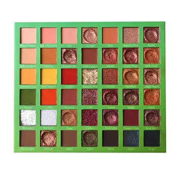 

42Colors Matte Pearlescent Mashed Potato Texture Waterproof Long Lasting Eye Shadow Pigment Eye Shadow Palette Cosmetics TSLM2