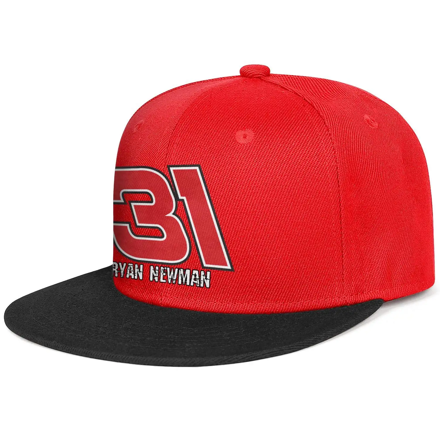 Унисекс Flatbrim бейсболка Ryan Newman клетчатый флаг#31 профиль Все хлопок папа шляпа