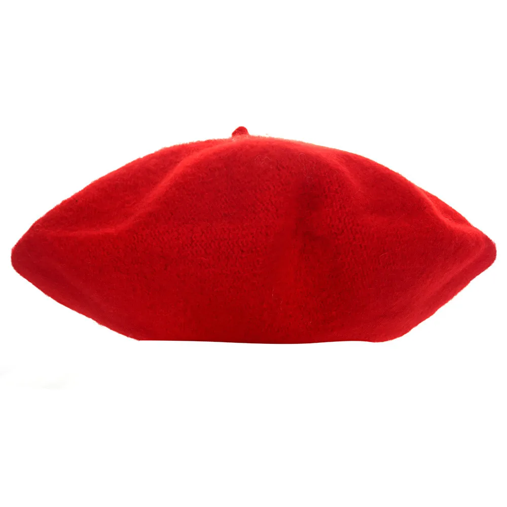 Детские шапки для девочек на осень и зиму, шляпа "Бейли", купольный берет, праздничный отдых, повседневная Милая шапочка для девочек, Милые Детские береты, шапочки - Цвет: Watermelon Red