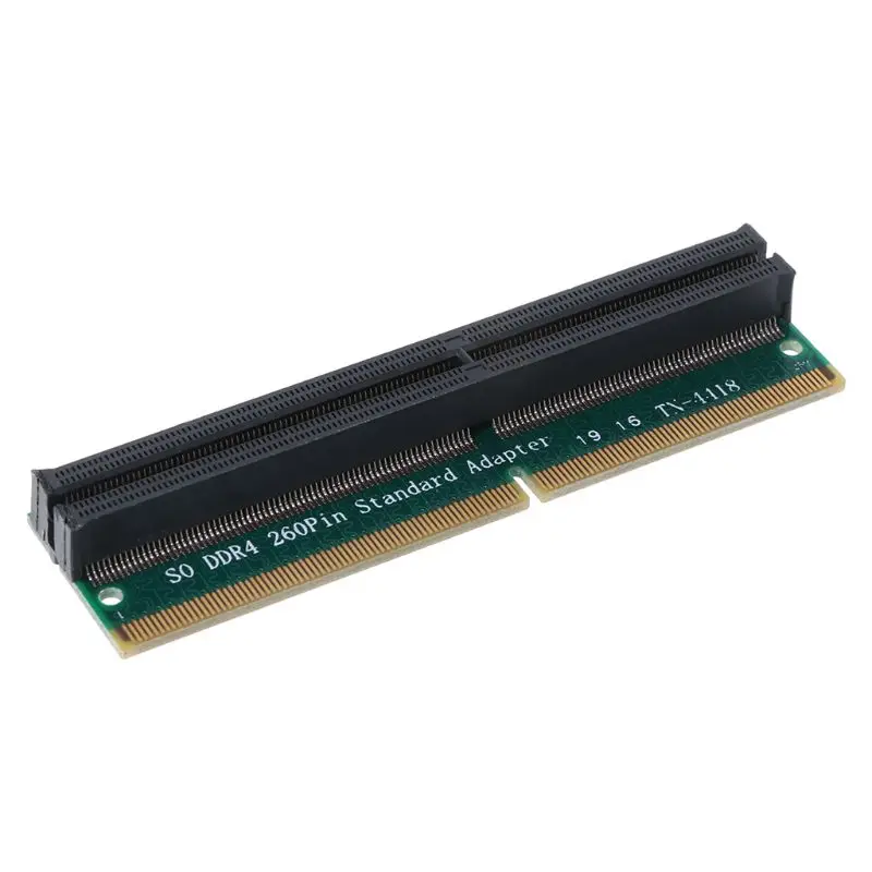 Green SO-DIMM 260Pin DDR4 памяти тест защитный адаптер карты для SO DDR4 памяти PC Компьютерные аксессуары - Color: Green