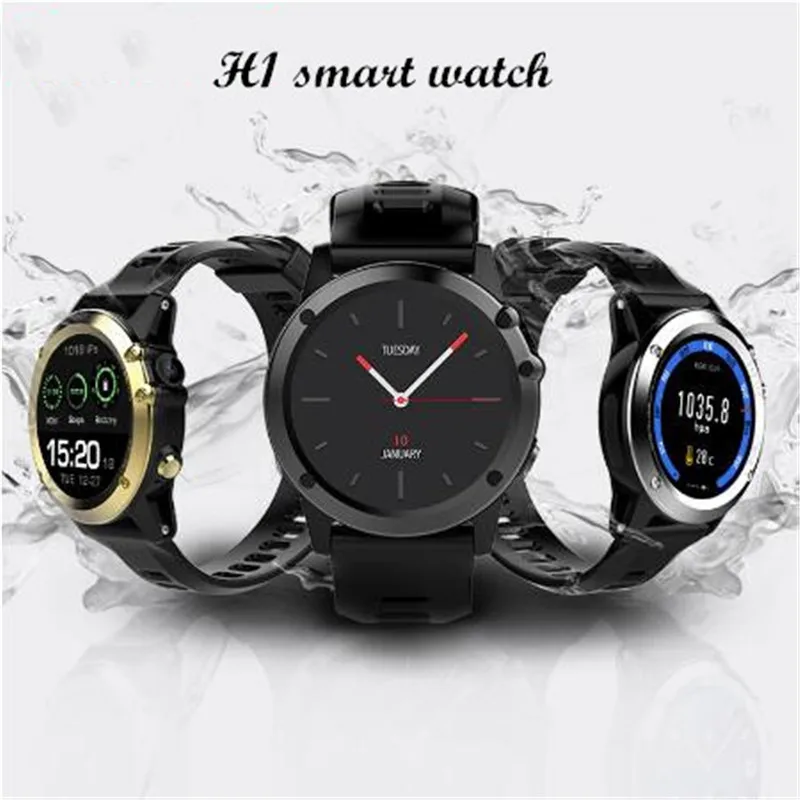 

H1 smart watch Android phone Sleep Monitor GPS sport SmartWatch men IP68 waterproof for xiaomi Lenovo HUAWEI watch GT PK KW88