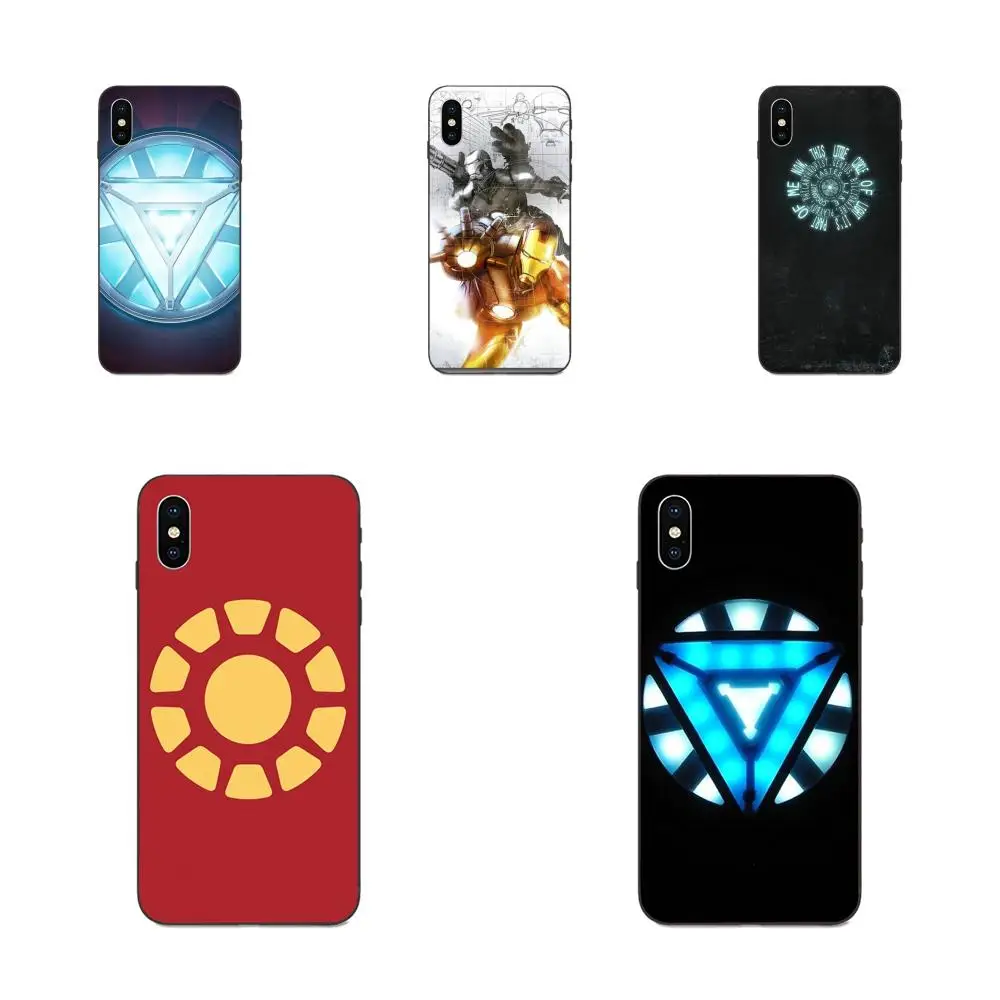 

Superhero Iron Man Arc Reactor For Xiaomi Mi Mix Max Note 2 2S 3 5X 6 6X 8 9 9T SE A1 A2 A3 CC9e Lite Play Pro F1 Cover Case