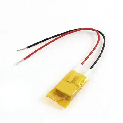 

Aluminum PTC Heater Thermostat Heating Plate Constant Temperature 12V 1-3W 120C 12 x 8 x 3mm