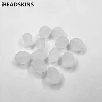 

New arrival! 23x14mm 180pcs Frosted matte Clear Carambola shape beads for Necklace,Earrings parts,hand Made Jewelry DIY