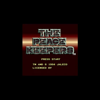 

Peace Keepers USA Version 16 bit English Big 46 pins Grey Game Card For NTSC Game Player