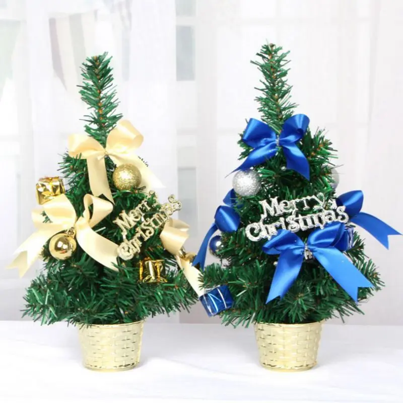 12 Inch Mini Christmas Tree Christmas Artificial Tree Artificial Pine Cute Desktop Christmas Decorationdecoration Desktop Trees Aliexpress