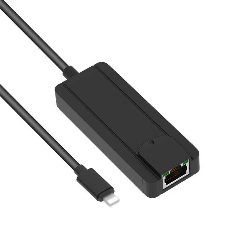 4 в 1 Usb 2 0 концентратор для IOS к RJ45 Ethernet конвертер адаптер LAN Проводная сеть iPhone/iPad