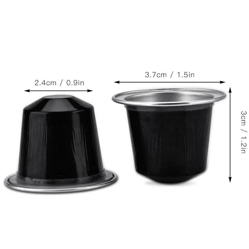 50Sets Refillable Coffee Capsules for Nespresso