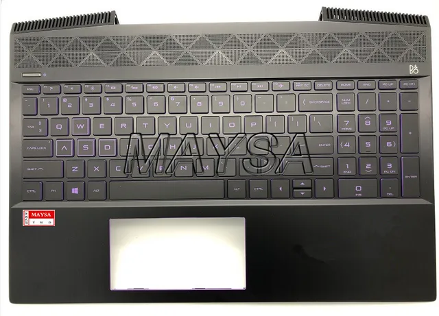 Keyboard For Hp Pavilion Gaming Pc With Purple Backlight - Replacement - AliExpress