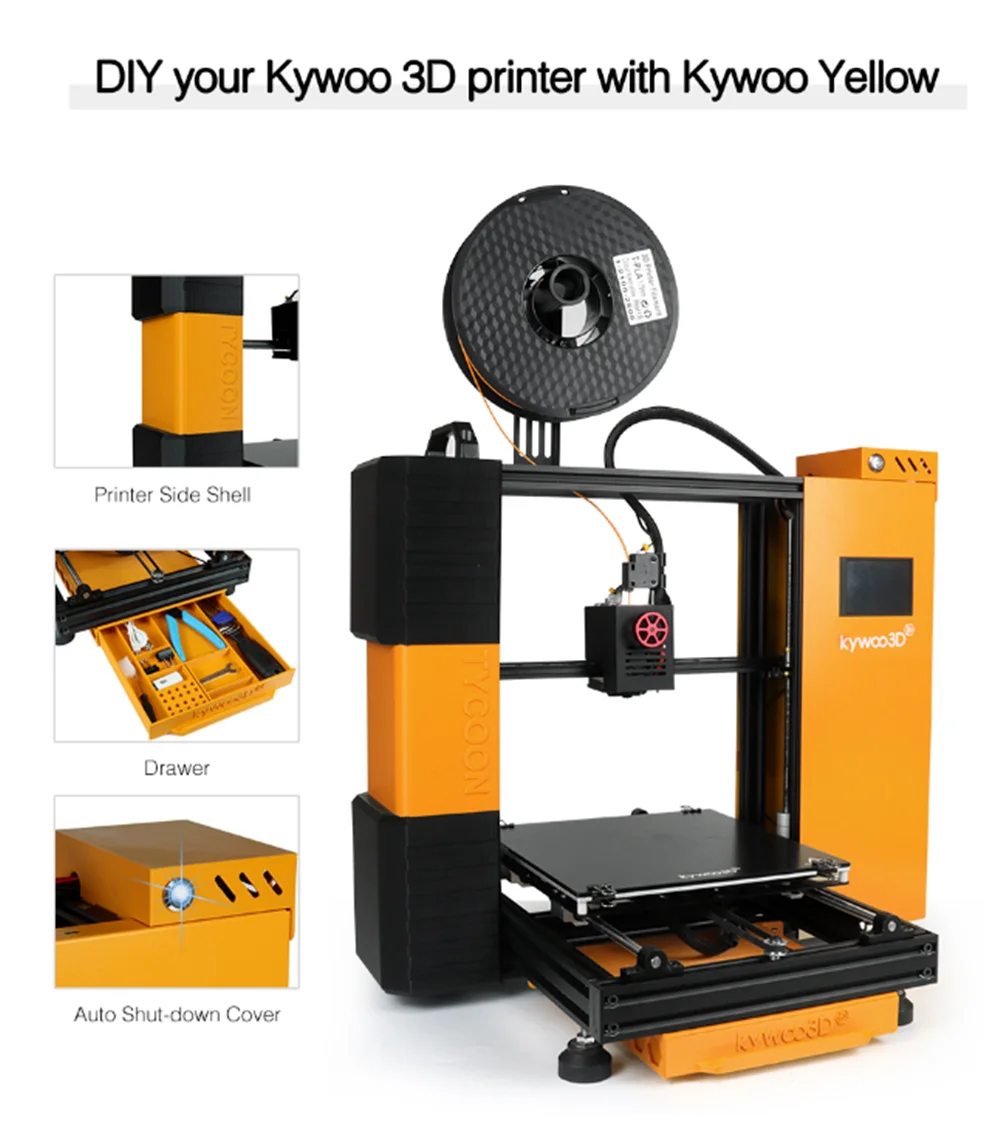 Filamento da impressora de kywoo3d 1kg pla