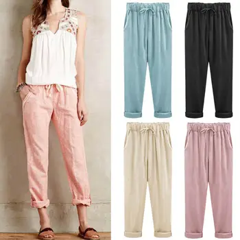 

Women Casual Jogger Dance Harem Sport Pants Baggy Slacks Trousers Sewatpants