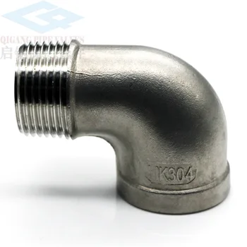 

201 304 Stainless Steel 90-Degree and outside Elbow Bag Tie Wire outside Elbow Thread inside and outside Teeth Bending Plumbing