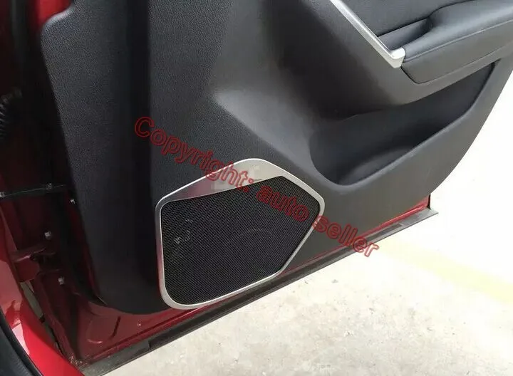 Для Mazda CX-5 CX5 АБС-пластик, жемчуг, хромированный декоративный интерьер аксессуары для автомобиля крышка динамика отделка Молдинг