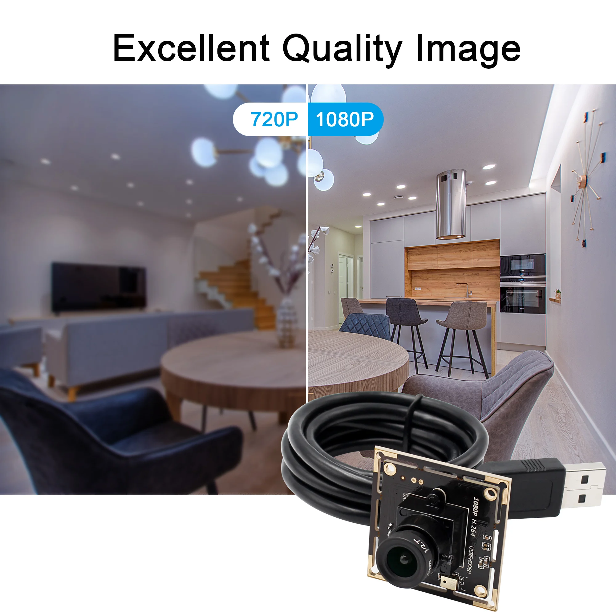 2 0 мегапиксельная 1080P USB видео веб камера Модуль H.264 широкоугольный Sony IMX322 UVC