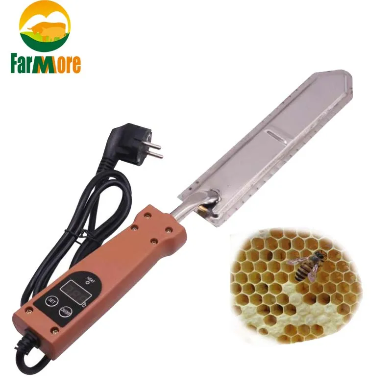 1 шт. пчелиный электрический нож для резки меда с контролем температуры 140-160 градусов Цельсия 220 В ЕС вилка принадлежности для пчеловодства