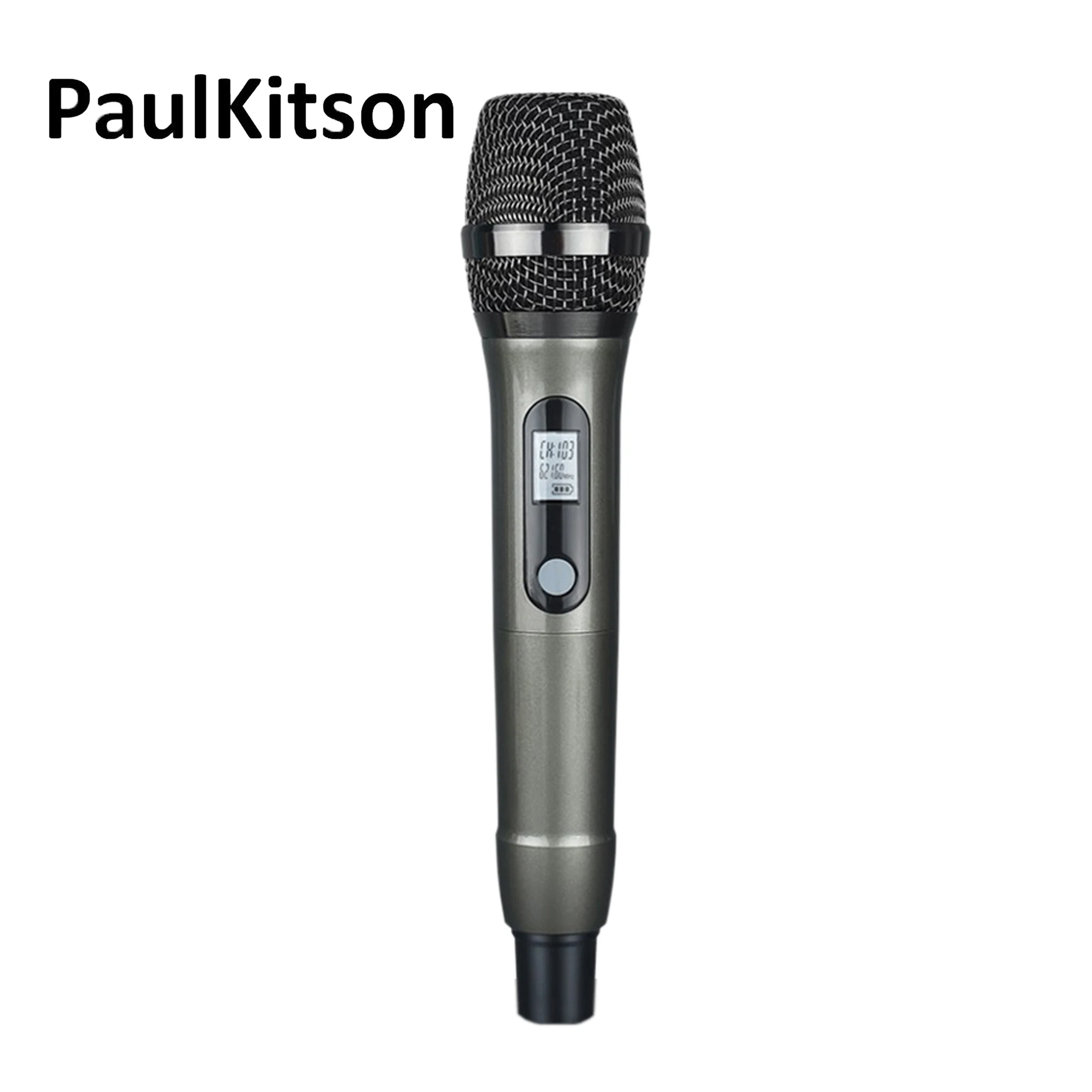 Paulkitson KP740 UHF Professional Digital Microphone 4 Channel Wireless Conference Mic Gooseneck Microphone for Meeting
