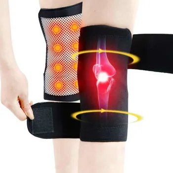 

1 Pair Tourmaline Self Heating Knee Pads Magnetic Therapy Kneepad Pain Relief Arthritis Brace Support Patella Knee Sleeves Pads