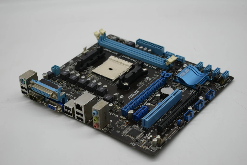 Для Asus F1A55-M LX PLUS A55 FM1 uATX оригинальная б/у материнская плата