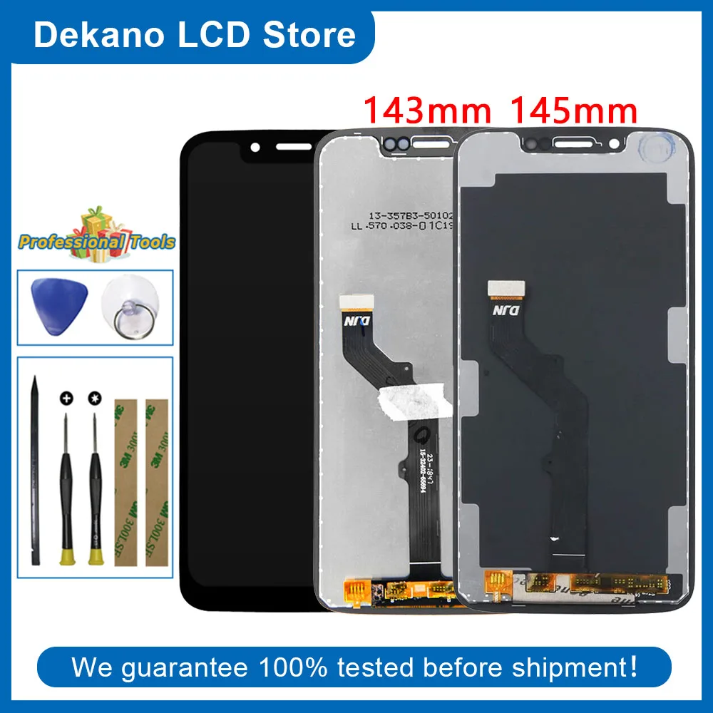 LCD Display Touch Screen Digitizer Full Assembly For Motorola Moto G7 Play XT1952 145mm 143mm Tools Adhesive No Frame | Мобильные