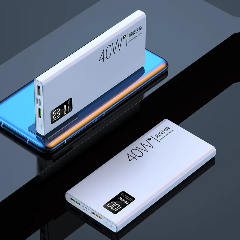 Power Bank 20000mAh Portable Charger PD40W Fast Charging for Huawei P30 P40 Powerbank External Battery for iPhone Xiaomi Samsung powerbanks Power Bank