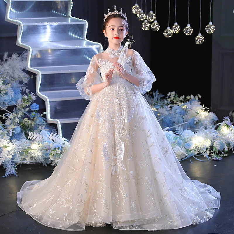 shining-princess-tulle-scoop-flower-girl-dress-children-first-communion-dress-ball-gown-wedding-party-dress-runway-show-pageant