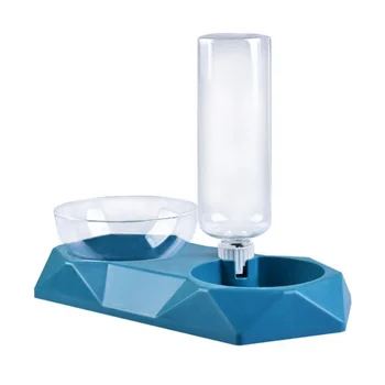 

2 IN 1 Automatic Feeder For Pet Cat Dog, Durable Bowls Cat Feeding & Watering Supplies Dog Feeder Pet Supplies Stand Dish Bowls