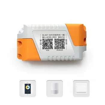 

Wifi Smart Light remote Control Switch power supply IOS Android APP Remote Control DC 5A 85-265V Compatible With Google Alexa