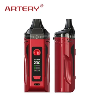 

Original Artery Nugget GT Dual 18650 Pod Mod 200W Kit with 8ml Cartridge & 0.96-inch color screen E-Cigarette Vaporizer Vape Kit