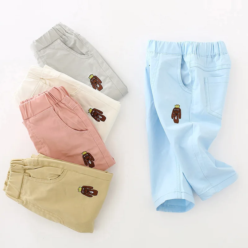 Baby Pants Thin Summer Wear CHILDREN'S Calf-length Pants New Style Casual Korean-style Baby BOY'S Shorts Childrenswear Fash