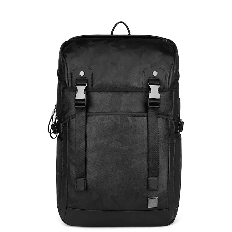 

Backpack Men's Large Capacity Retro Backpack Travel Bag Computer Bag Business Multifunction Waterproof Student Bag
