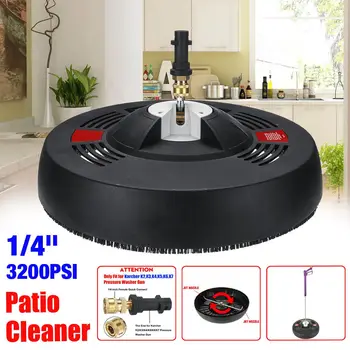 

High Pressure Cleaner Round Attachment Flat Surface Cleaner Power Washer Gas Pressure Washer with 1/4" Quick Connector Adapters