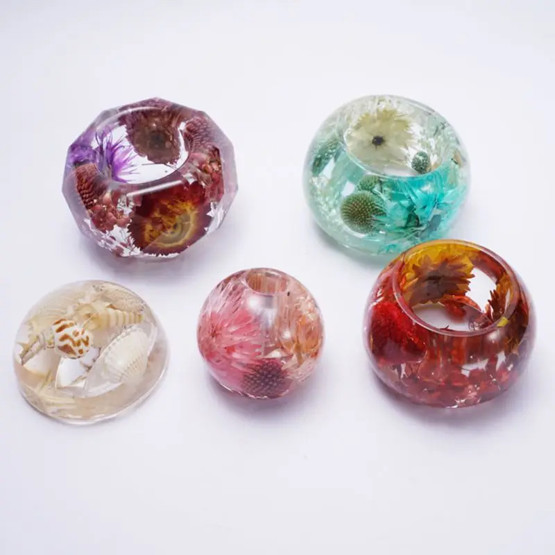 

Crystal Epoxy Resin Mold Pen Container Storage Holder Casting Silicone Mould DIY Crafts Desktop Decoration Making Tools