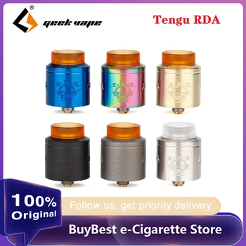 

Original Geekvape Tengu RDA Tank 24mm Dual Coil Building Honeycomb Airflow Leakage Proof Ecig Vape Atomizer VS Zeus Dual