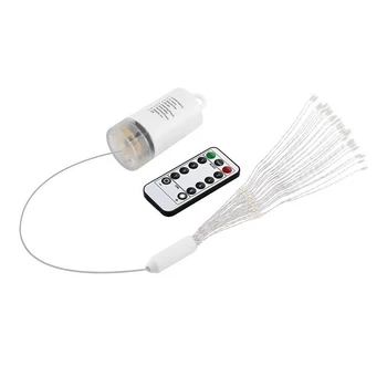 

Hanging Decor LED Stringlight Starburst Remote Control Waterproof Warm Fairy Lights for Home Bedroom Decoration 100/150/200 LEDs