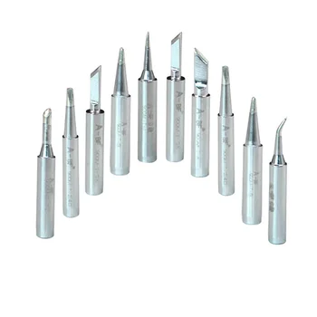 

Best 10pcs 900M-T Soldering Iron Tips Silver