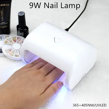 

9W Nail Lamp Infrared intelligent induction 3 LED/UV Double light source lamp beads Three-gear timing function