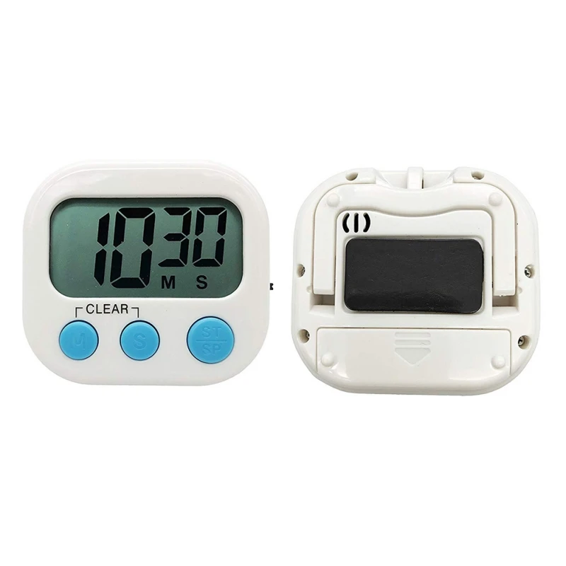 

Kitchen Timer Practical Cooking Timer Alarm Kitchen Large Screen Timer Magnetic Lcd Digital Kitchen Countdown Timer With Stand