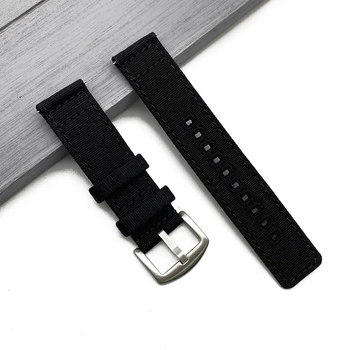 

Quick Release Strap Breathable Woven Nylon Watch Band Lightweight Canvas Watch Straps 20mm 22mm Different Colors