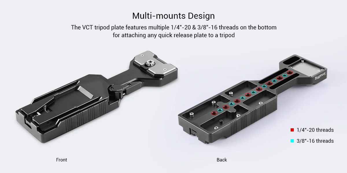 VCT-14 Quick Release Tripod Plate For Sony FS5 FS7 for Blackmagic Ursa Mini Shou