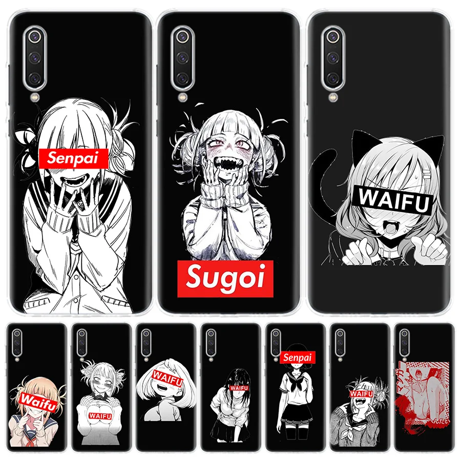 Чехол для телефона Sugoi Senpai Anime waifu Xiaomi Redmi Note 9S 8T 8 7 8A 7A 6A 4X S2 MI 10 9 CC9 Lite F1 Pro|Бамперы| |