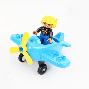 

Big Size Diy Building Blocks Compatible with Duploed Bricks Animal Sofa Accessories Building Blocks Sets Toys for Children Gift