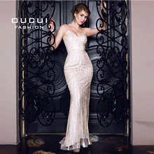 Роскошный Тюль вечерние платья Русалка размера плюс вечернее платье длинное Выпускные платья платье вечернее OL102829