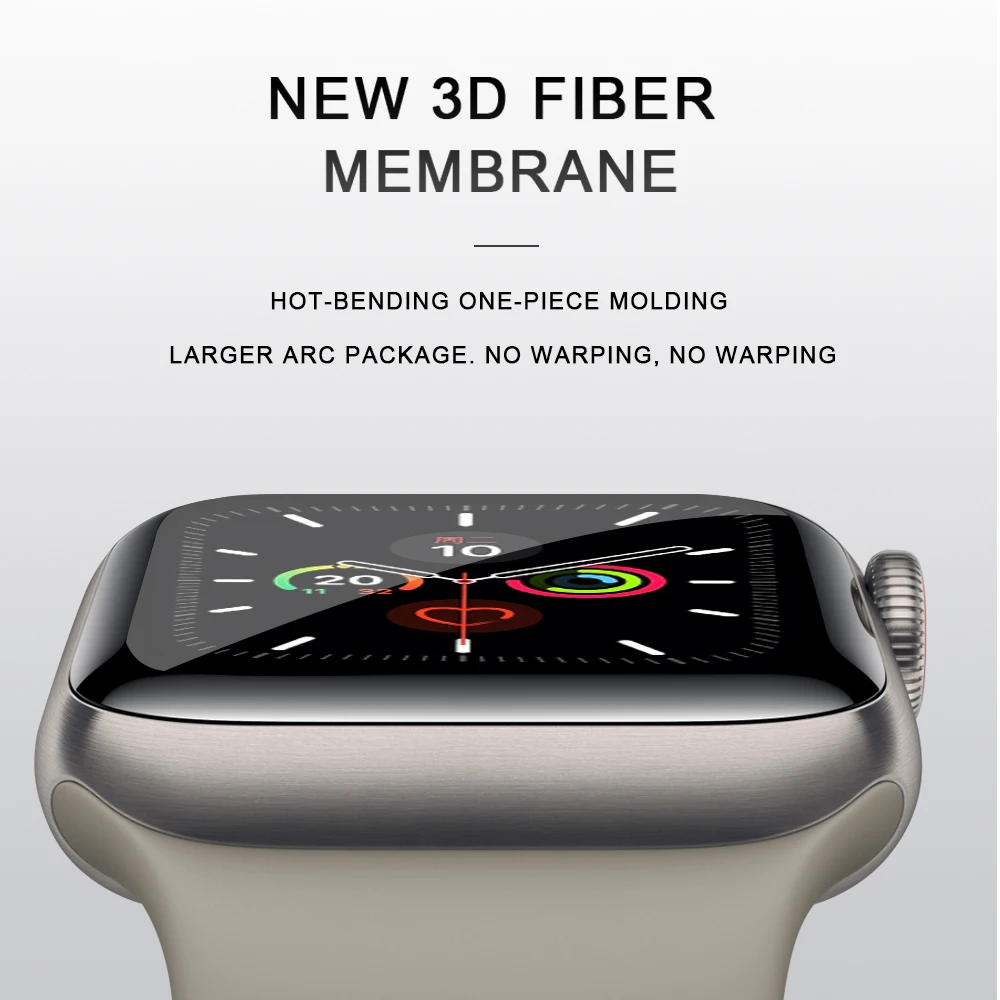 Водонепроницаемый протектор экрана для apple watch series 5 4 3 2 1 38 мм 40 мм 44 мм 42 мм не закаленное мягкое стекло пленка для Iwatch