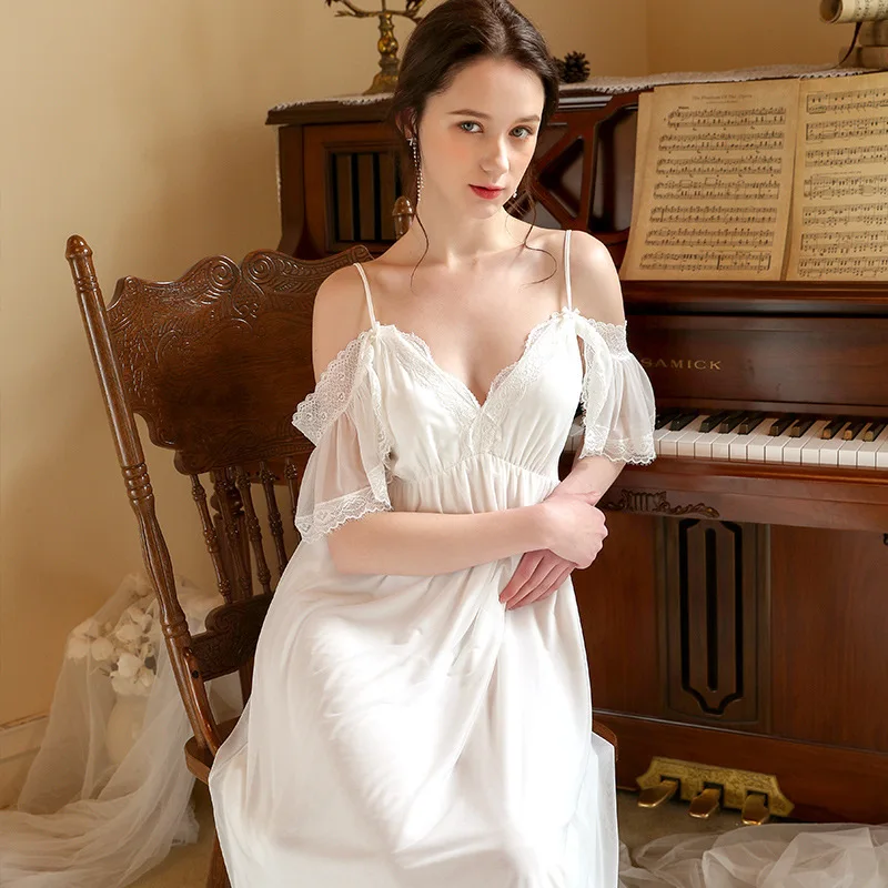 white night dress for honeymoon