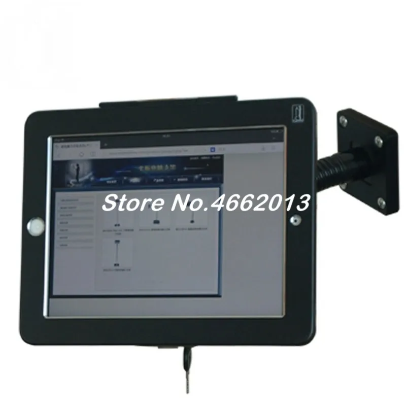Заказная Подставка для планшета gooseneck регулируемая для ipad 9,7 с замками Для ipad Air1 2 Pro Противоугонный фиксирующий Кронштейн Дисплей