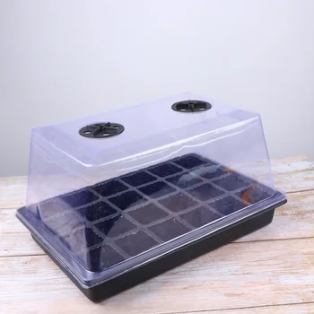 

3 Sets 24 Cells Reusable Practical Durable Lightweight 24 Cells Plant Seeds Germination Tray Greenhouse Garden Home