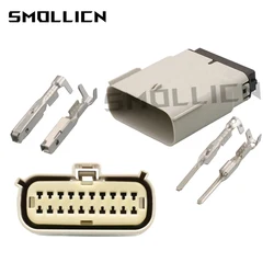 1-50 Set 20 Pin Molex Male Female Wiring Connector Is Suitable For Automobile Wiring Harness Plug With Terminal DJ7205-1.2-11/21
